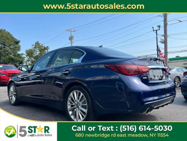 used 2021 INFINITI Q50 car, priced at $21,800