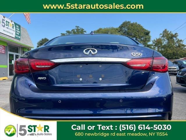 used 2021 INFINITI Q50 car, priced at $21,800