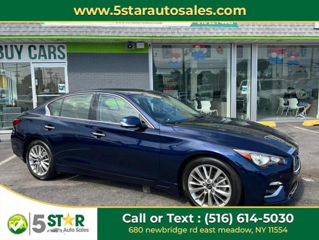 used 2021 INFINITI Q50 car, priced at $21,800