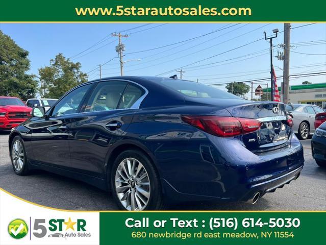 used 2021 INFINITI Q50 car, priced at $21,800