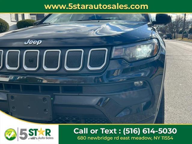 used 2022 Jeep Compass car, priced at $16,900