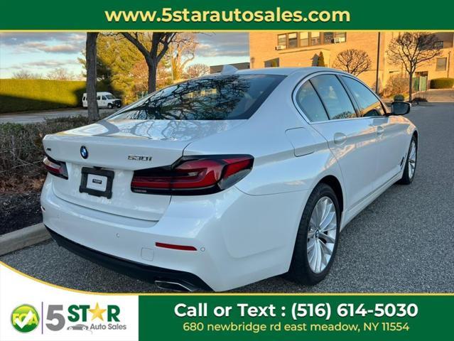 used 2021 BMW 530 car, priced at $25,700