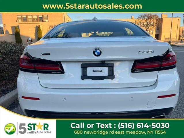 used 2021 BMW 530 car, priced at $25,700