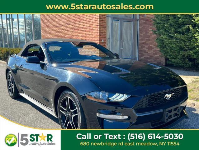 used 2021 Ford Mustang car, priced at $18,511