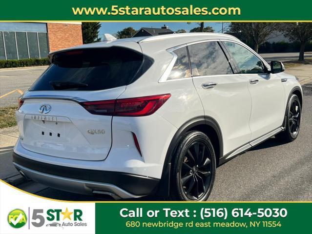 used 2020 INFINITI QX50 car, priced at $18,900