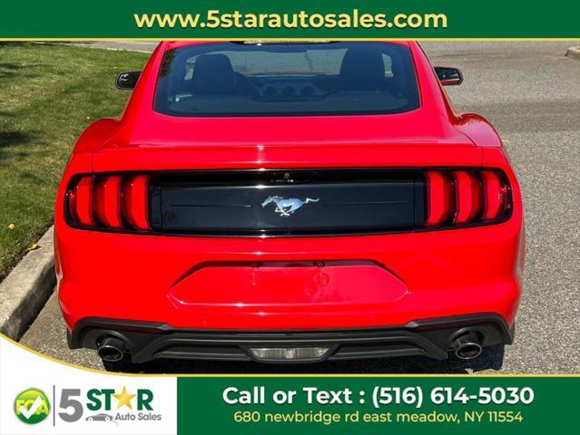 used 2020 Ford Mustang car, priced at $21,900