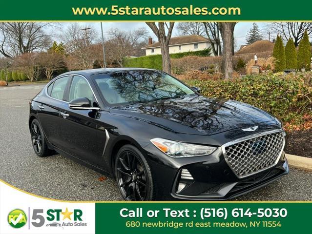 used 2021 Genesis G70 car, priced at $18,900