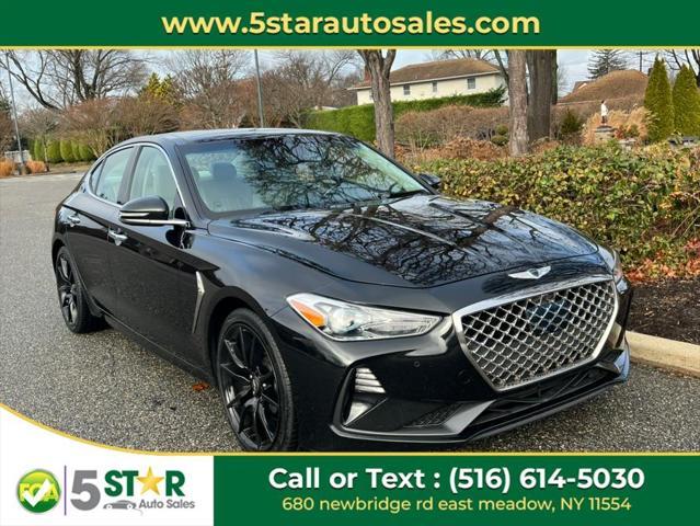 used 2021 Genesis G70 car, priced at $18,900