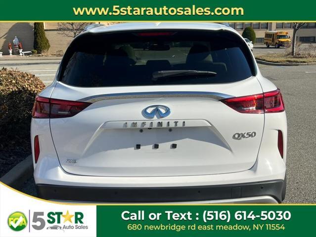 used 2021 INFINITI QX50 car, priced at $20,900