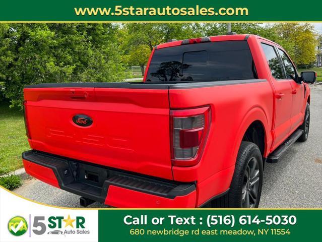 used 2021 Ford F-150 car, priced at $35,600