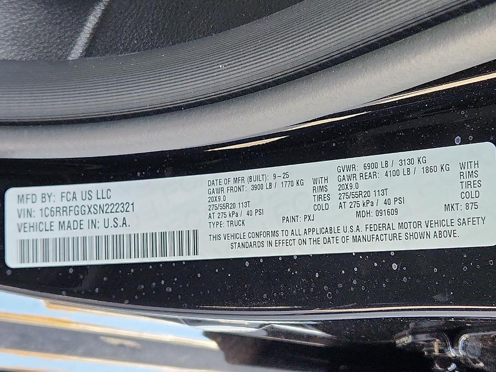 new 2025 Ram 1500 car, priced at $44,380