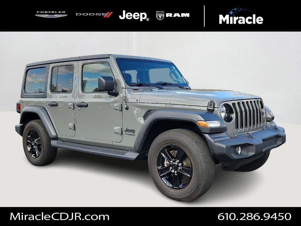 used 2021 Jeep Wrangler Unlimited car, priced at $31,949