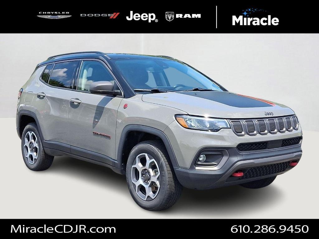 used 2022 Jeep Compass car, priced at $23,551