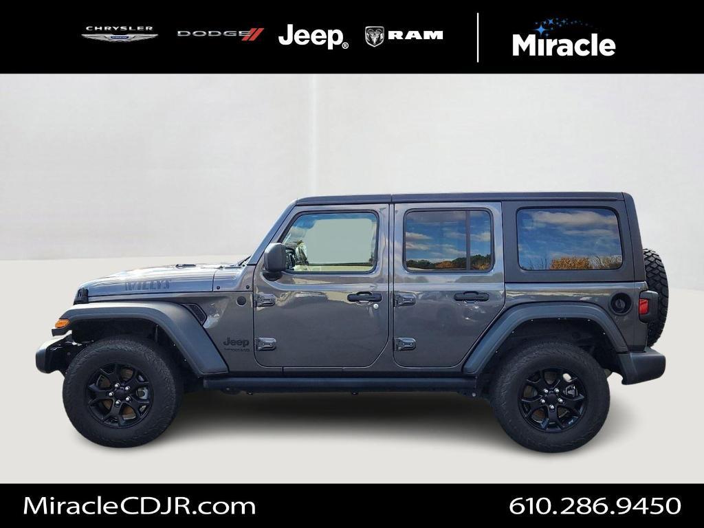 used 2021 Jeep Wrangler Unlimited car, priced at $31,250