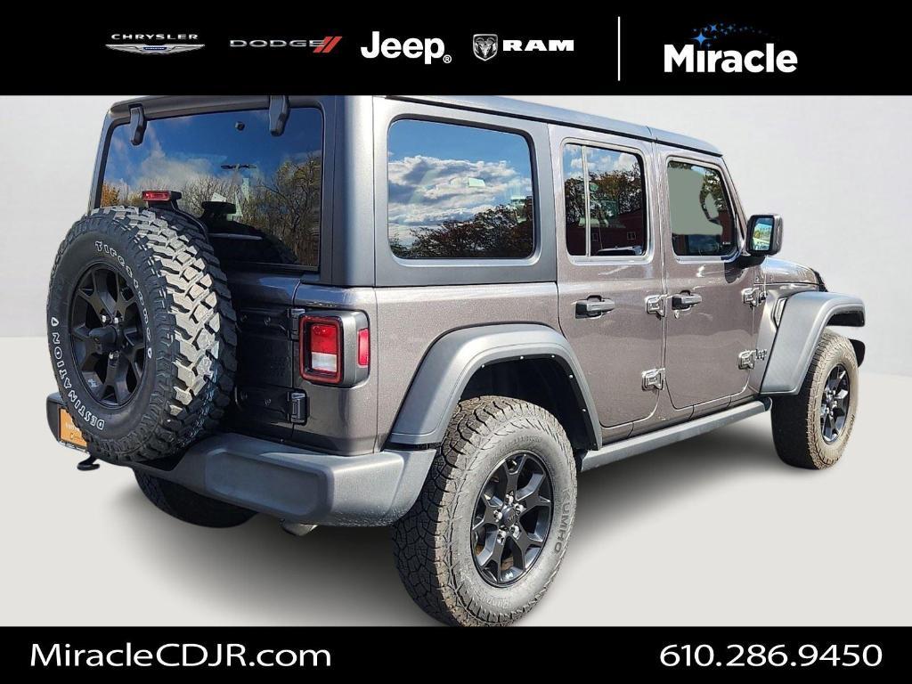 used 2021 Jeep Wrangler Unlimited car, priced at $31,250