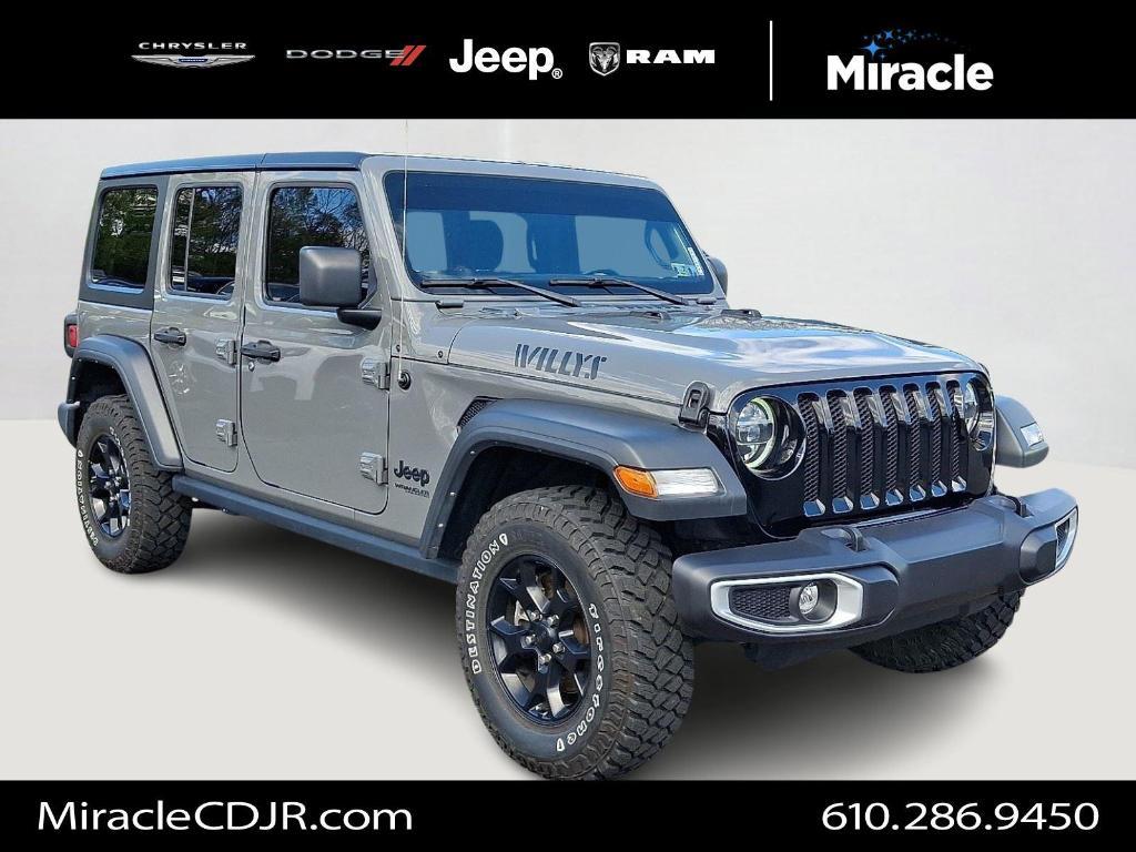 used 2021 Jeep Wrangler Unlimited car, priced at $28,515