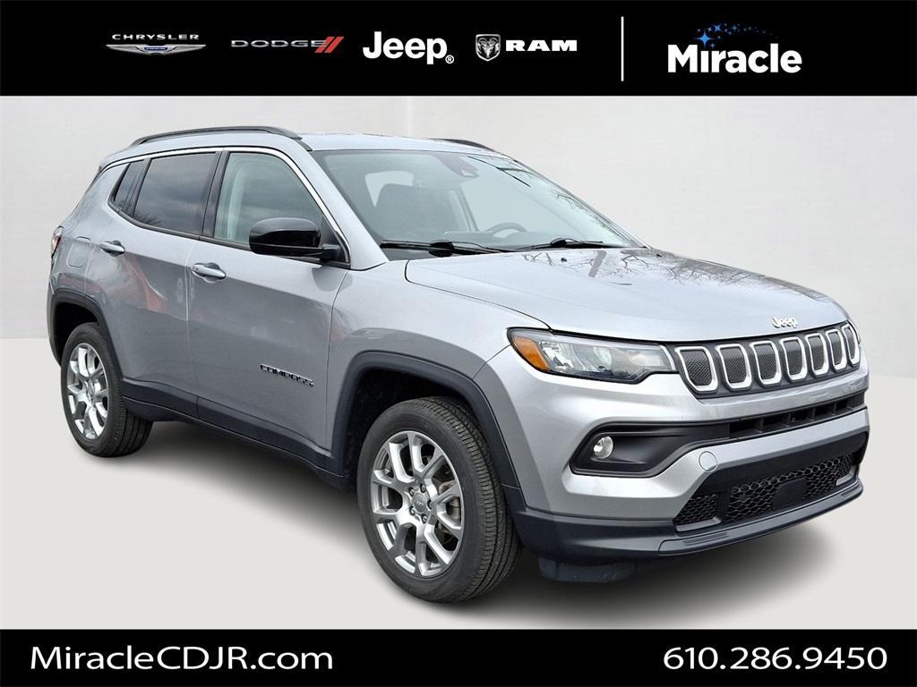 used 2022 Jeep Compass car, priced at $25,126