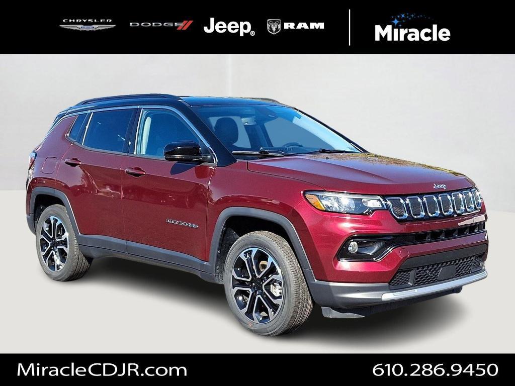 used 2022 Jeep Compass car, priced at $23,495