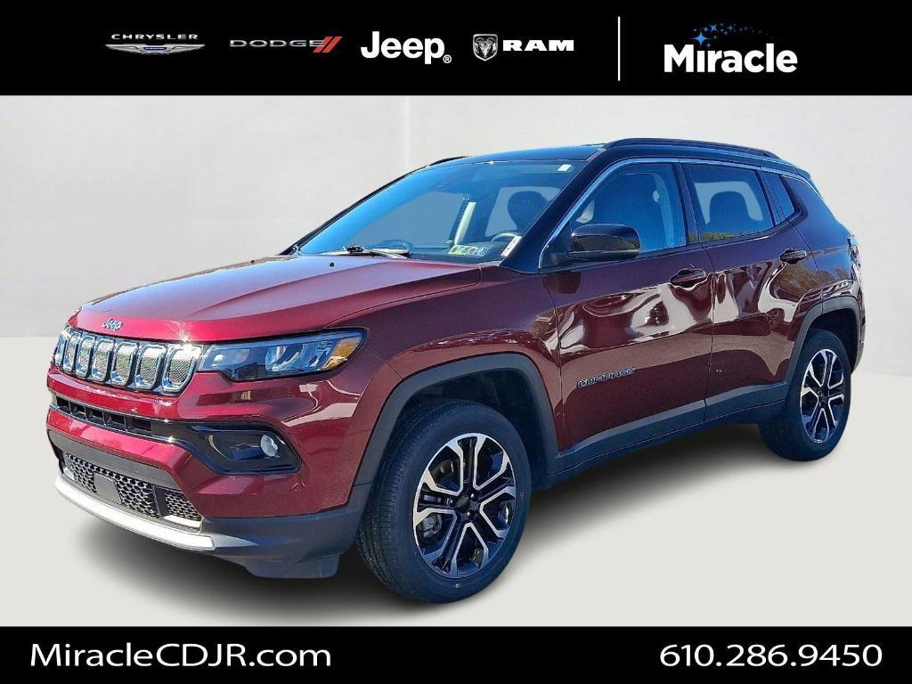 used 2022 Jeep Compass car, priced at $23,495
