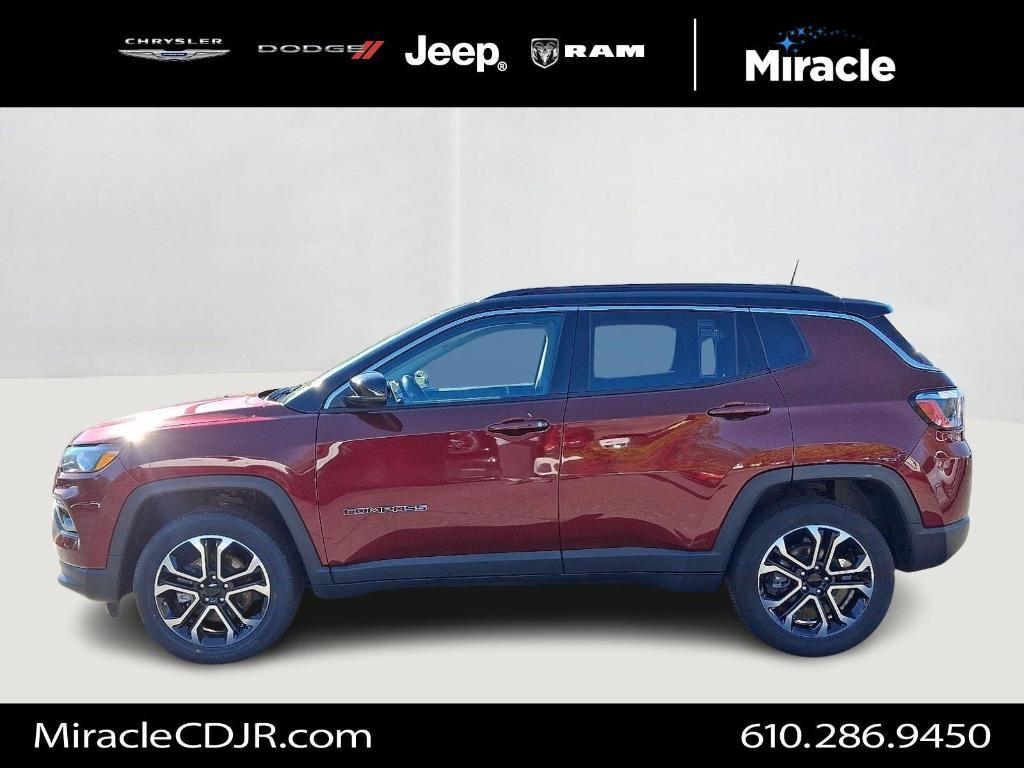 used 2022 Jeep Compass car, priced at $23,495