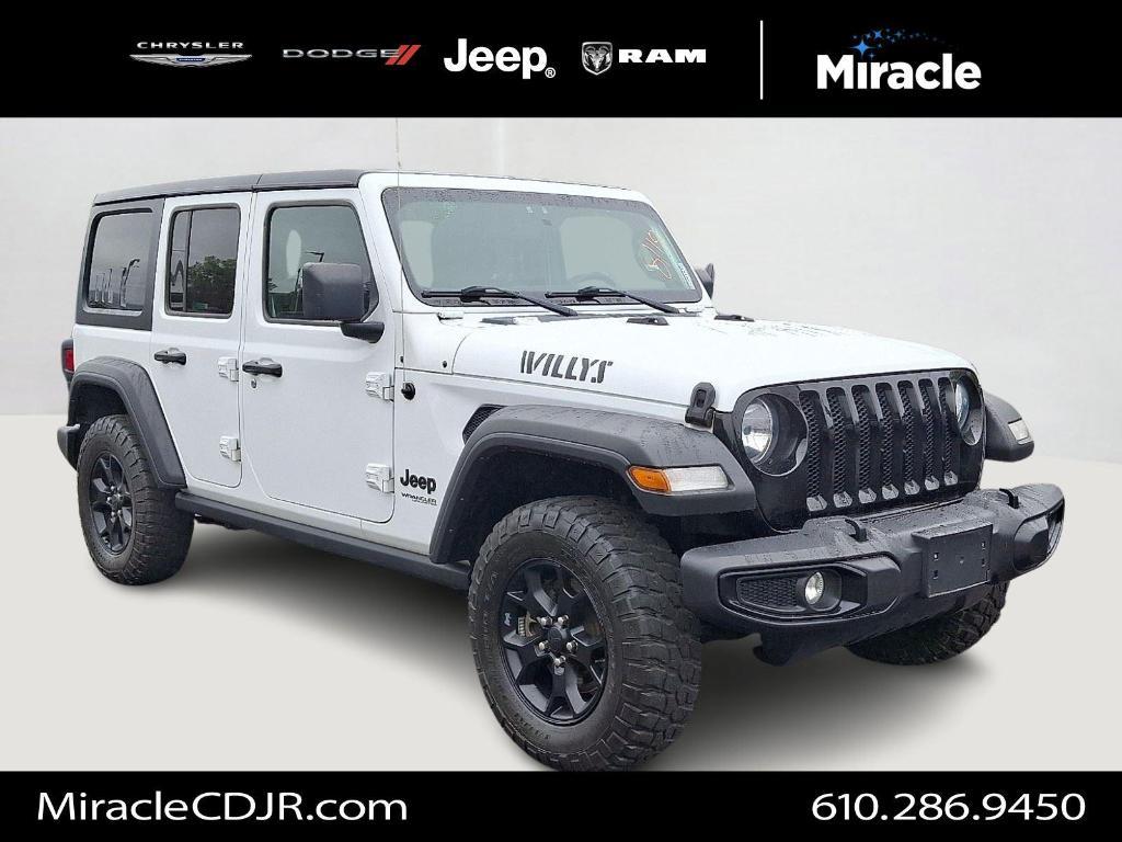 used 2021 Jeep Wrangler Unlimited car, priced at $29,291