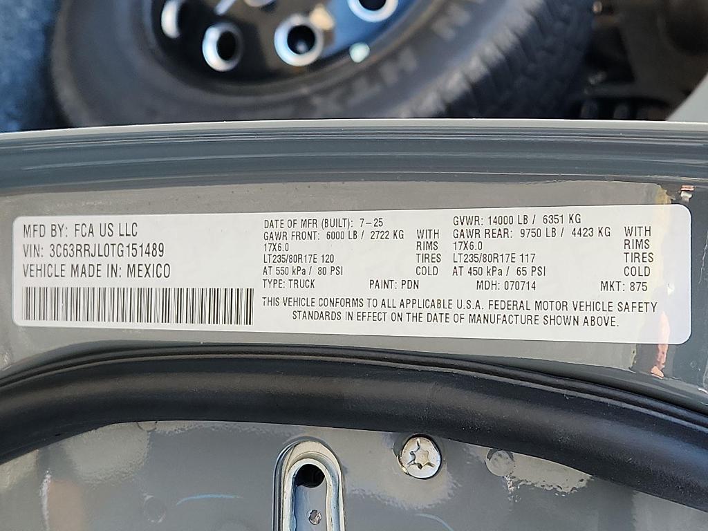 new 2026 Ram 3500 car, priced at $95,330