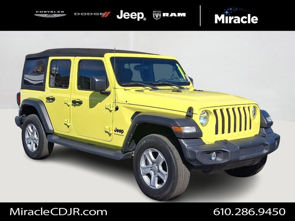 used 2023 Jeep Wrangler car, priced at $32,895