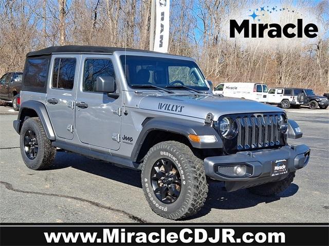 used 2021 Jeep Wrangler Unlimited car, priced at $30,176