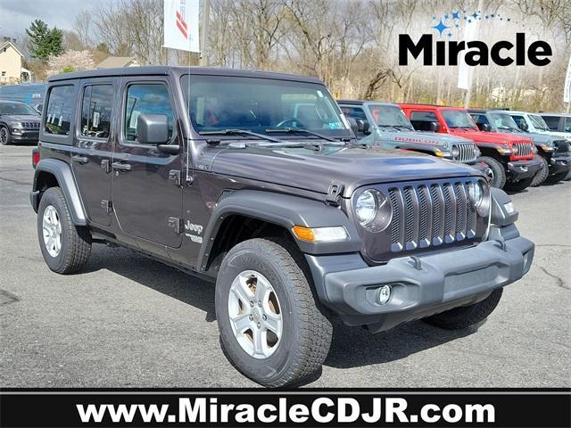 used 2020 Jeep Wrangler Unlimited car, priced at $31,728
