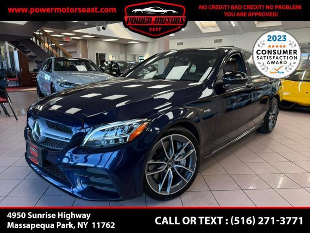 used 2020 Mercedes-Benz AMG C 43 car, priced at $29,800