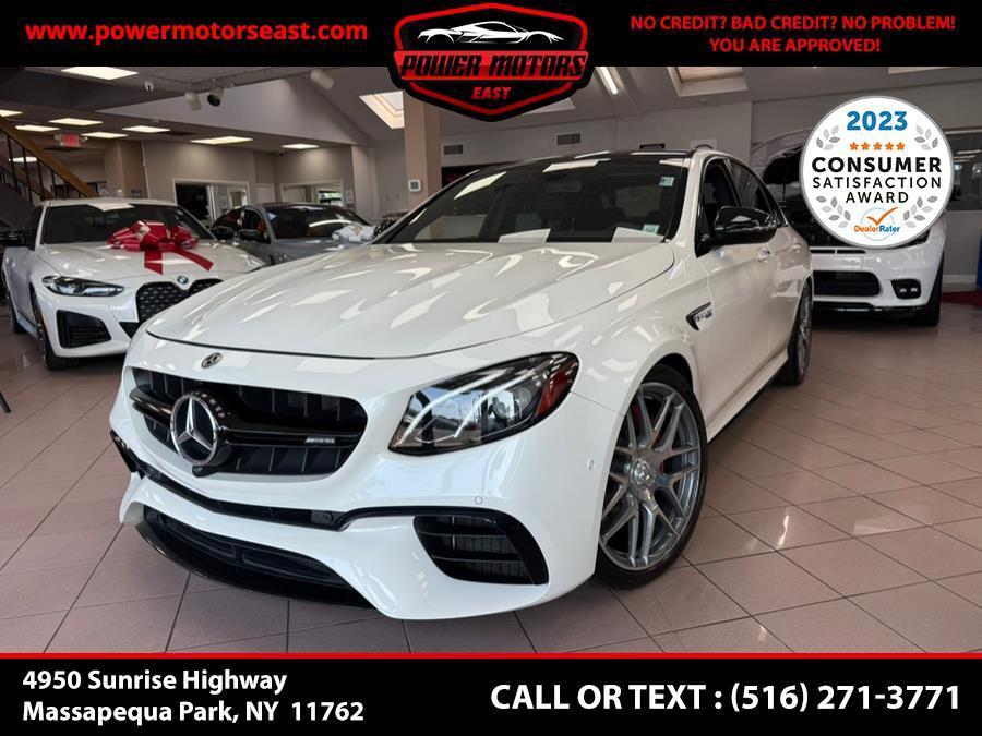 used 2018 Mercedes-Benz AMG E 63 car, priced at $49,900