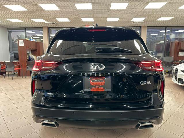 used 2022 INFINITI QX50 car, priced at $25,900