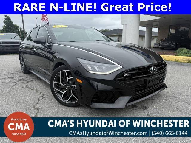 used 2021 Hyundai Sonata car, priced at $19,850