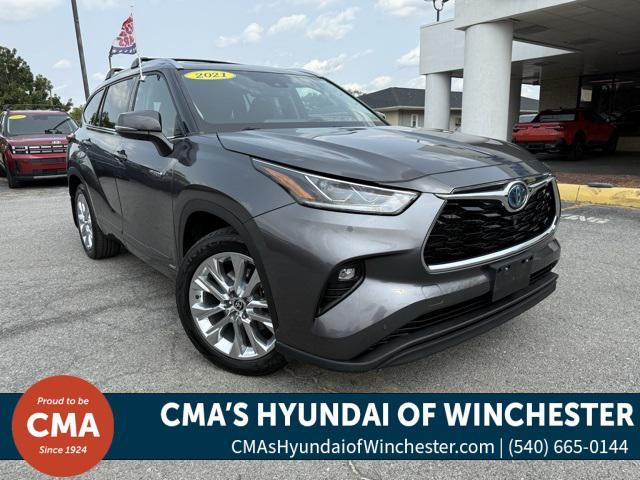 used 2021 Toyota Highlander Hybrid car, priced at $30,995