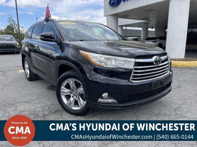 used 2016 Toyota Highlander car, priced at $17,395