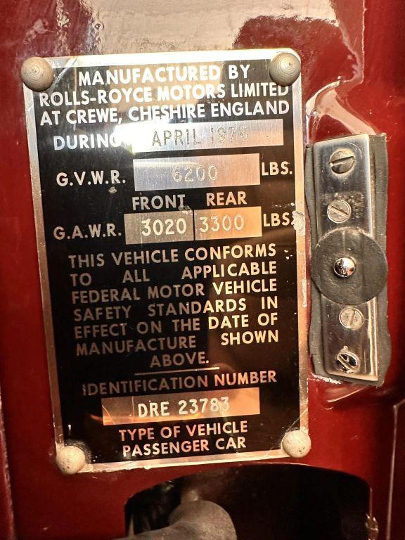 used 1976 Rolls-Royce Corniche car, priced at $45,000