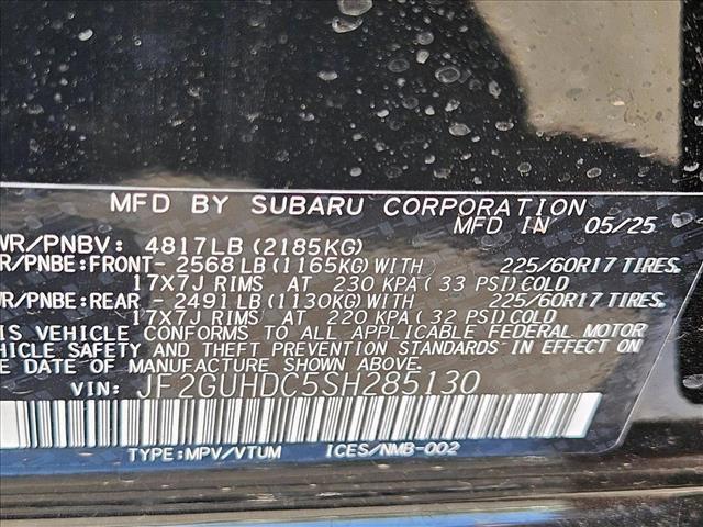 new 2025 Subaru Crosstrek car, priced at $30,342