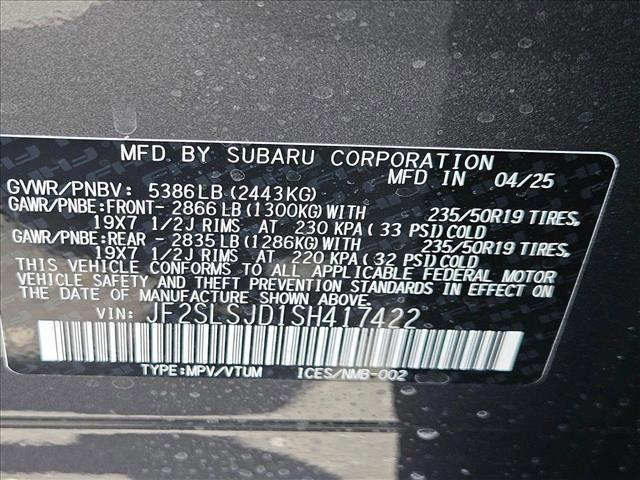new 2025 Subaru Forester Hybrid car, priced at $39,277