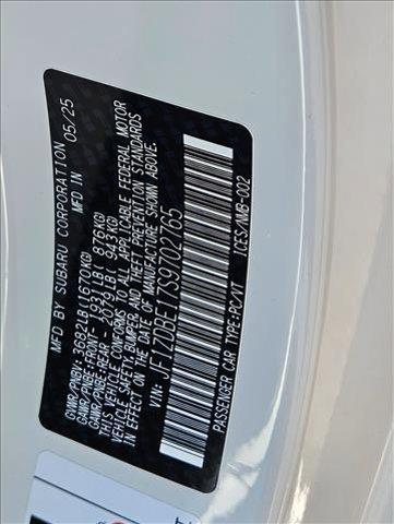 new 2025 Subaru BRZ car, priced at $36,024