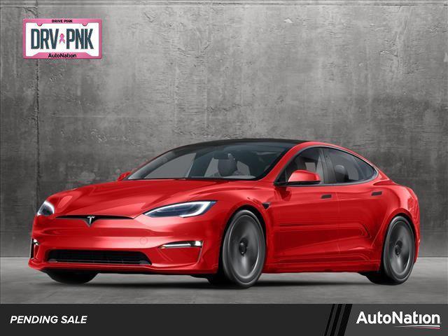 used 2021 Tesla Model S car, priced at $47,998