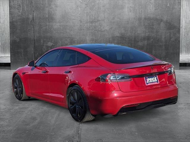 used 2021 Tesla Model S car, priced at $45,657