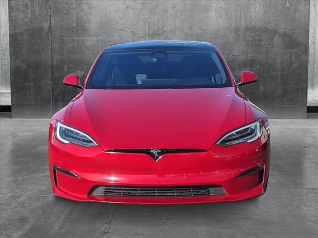 used 2021 Tesla Model S car, priced at $45,657