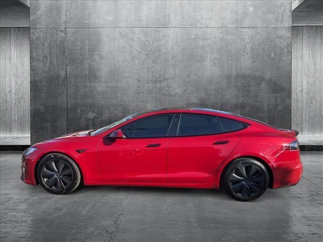 used 2021 Tesla Model S car, priced at $45,657