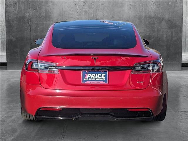 used 2021 Tesla Model S car, priced at $45,657