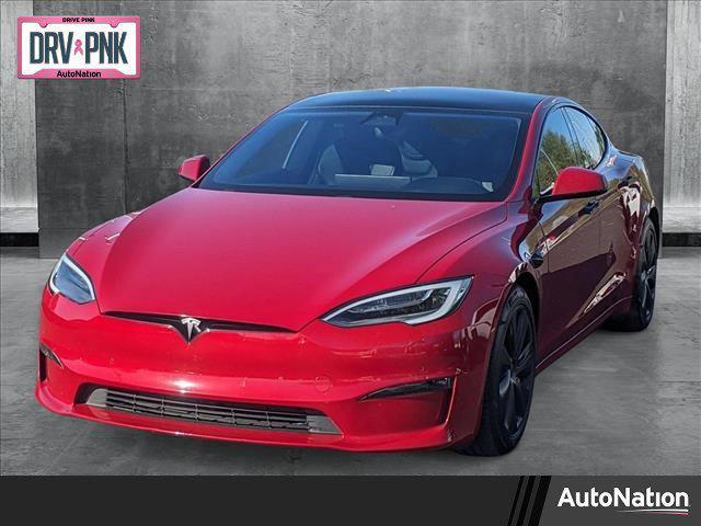 used 2021 Tesla Model S car, priced at $46,188