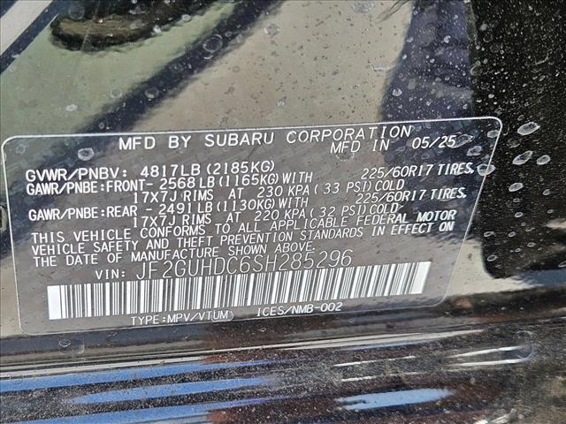 new 2025 Subaru Crosstrek car, priced at $30,342