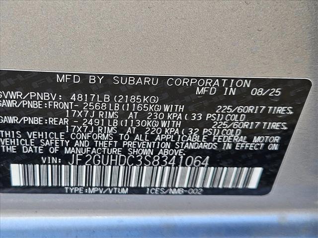 new 2025 Subaru Crosstrek car, priced at $32,141