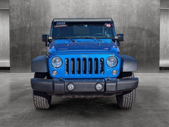 used 2016 Jeep Wrangler Unlimited car, priced at $18,936