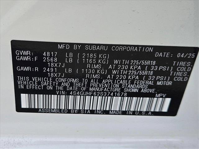 new 2025 Subaru Crosstrek car, priced at $31,930