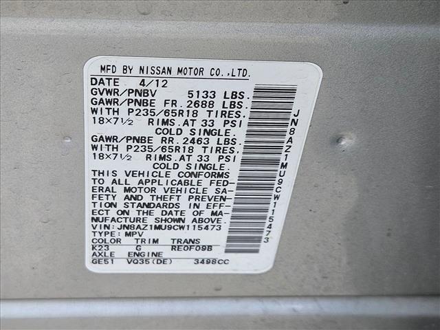 used 2012 Nissan Murano car, priced at $7,385